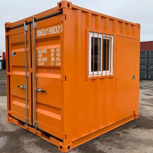 Contenedor Cúbico de 9 Pies con Puerta y Ventana