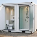 Contenedor con WC y ducha: cuándo compensa