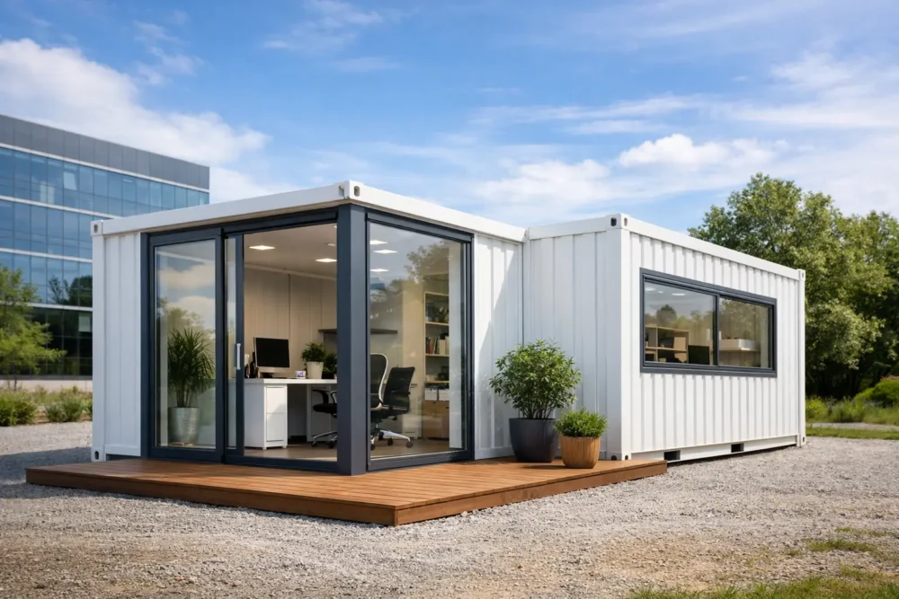 Oficina modular prefabricada contenedor
