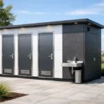 Módulo sanitario prefabricado exterior