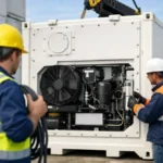 Cómo instalar un contenedor refrigerado industrial